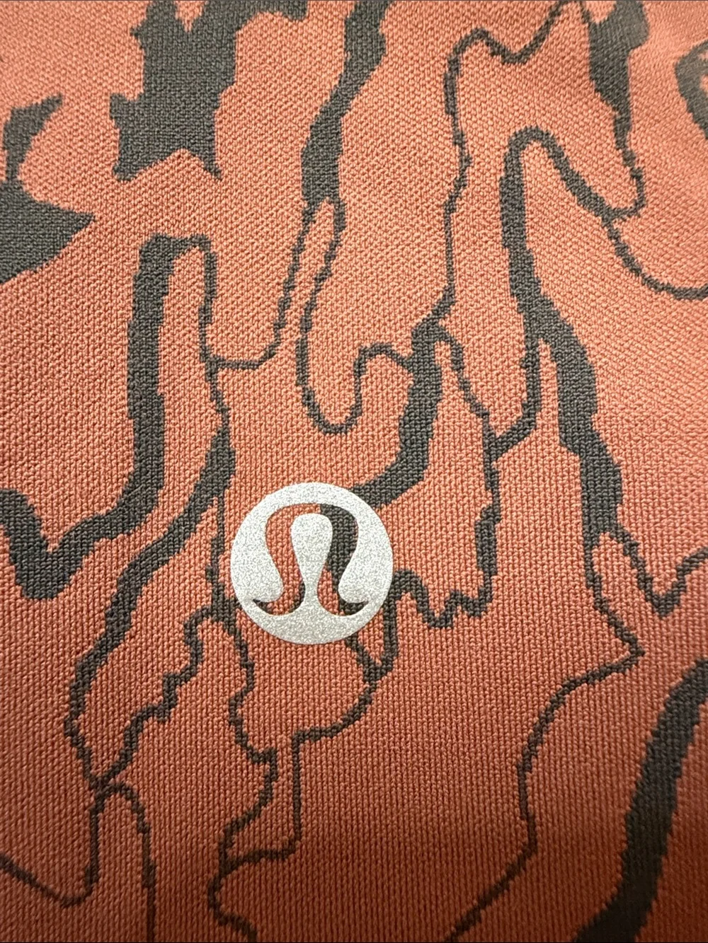 New Lululemon Align High-Neck Tank Top Camo Contour Jacquard Copper Graphite
